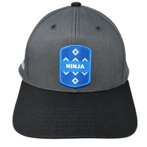 Ninja Patch Snapback Hat Gray One Size Adjustable Colorblock Intuit